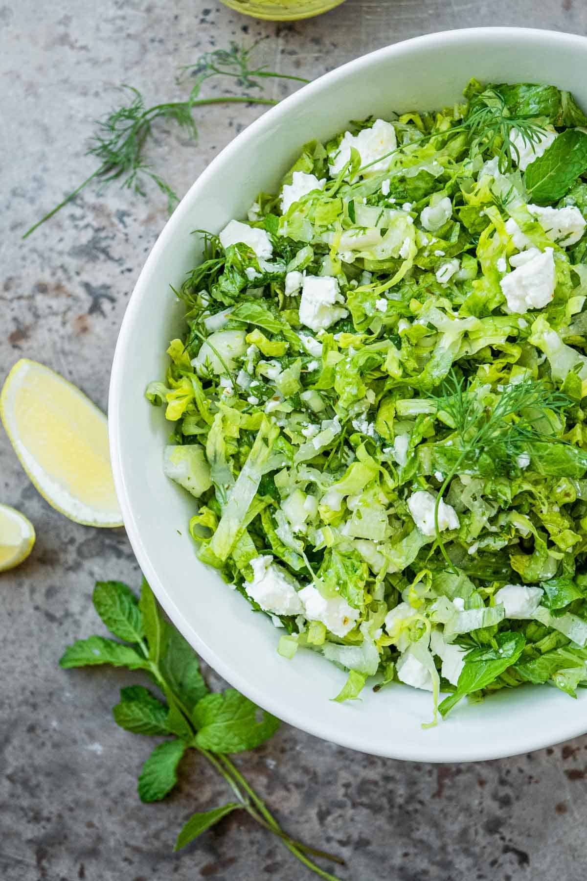 Discover Maroulosalata: Greece's Secret to a Crisp Feta & Dill Salad